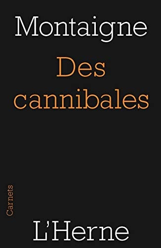Des cannibales, de Michel de Montaigne | portada del libro