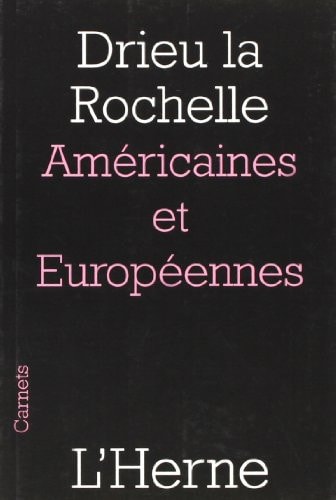 MERICAINES ET EUROPEENNES, de Pierre Drieu La Rochelle | portada del libro