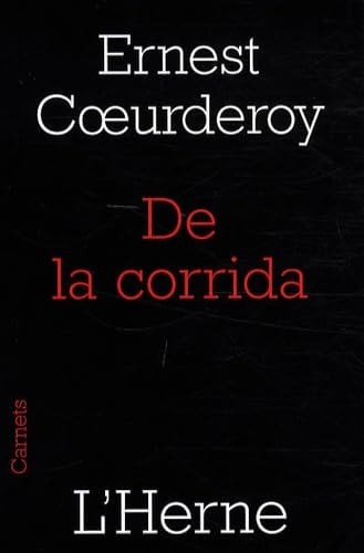 E LA CORRIDA, de Ernest Coeurderoy | portada del libro