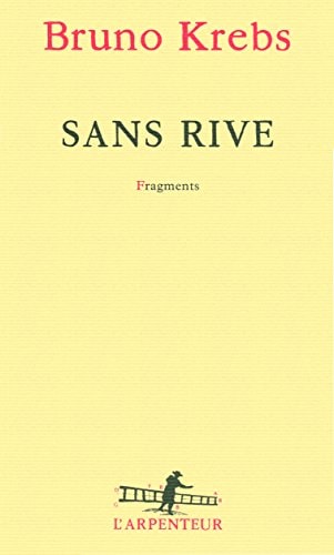 SANS RIVE, de Bruno Krebs | portada del libro