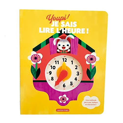 YOUPI ! JE SAIS LIRE L'HEURE !, de Takken | portada del libro