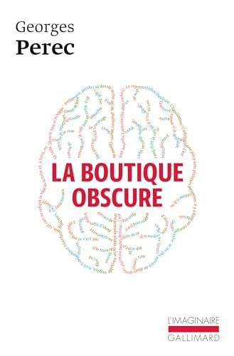 LA BOUTIQUE OBSCURE, de Georges Perec | portada del libro