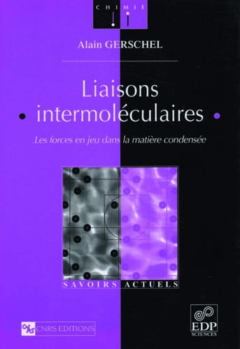 LIAISONS INTERMOLECULAIRES, de GERSCHEL ALAIN | portada del libro