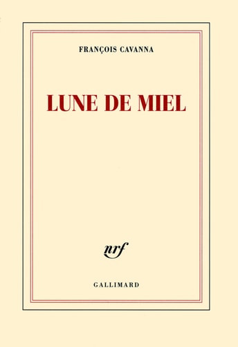 LUNE DE MIEL, de Cavanna | portada del libro