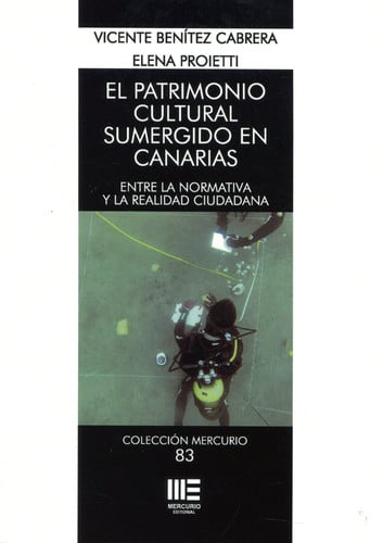 EL PATRIMONIO CULTURAL SUMERGIDO EN CANARIAS, de BENITEZ CABRERA | portada del libro