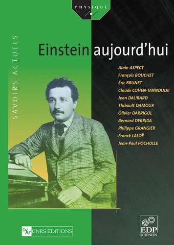 EINSTEIN AUJOURD'HUI, de ASPECT ALAIN | portada del libro