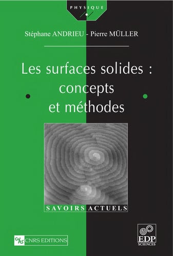 SURFACES SOLIDES CONCEPTS & METHODES, de ANDRIEU STEPHAN | portada del libro