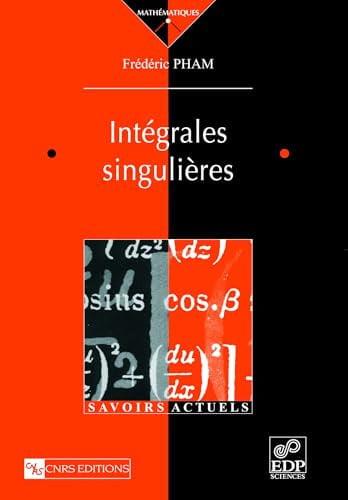 INTEGRALES SINGULIERES, de PHAM FREDERIC | portada del libro