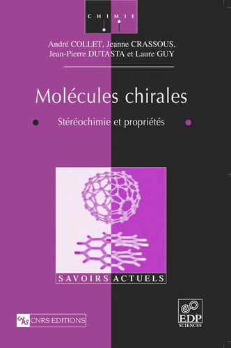 MOLECULES CHIRALES, de COLLET ANDRE | portada del libro