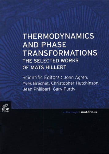 THERMODYNAMICS AND PHASE OF TRANSFORMATION OF ALLOYS, de PHILIBERT JEAN | portada del libro