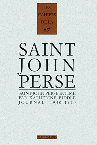 SAINT-JOHN PERSE INTIME, de Saint-John Perse | portada del libro