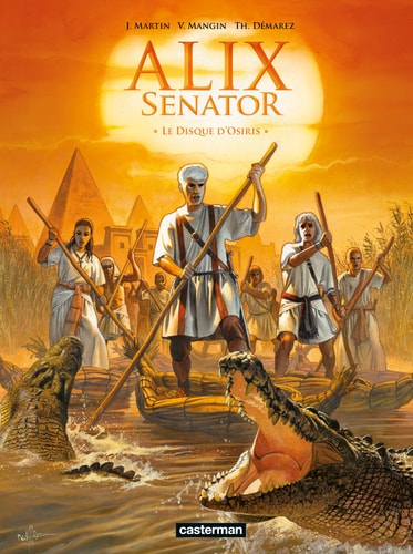ALIX SENATOR -12- LE DISQUE D'OSIRIS, de Valérie Mangin | portada del libro