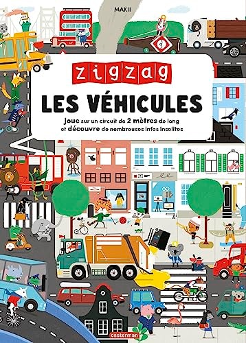 ZIG ZAG LES VEHICULES, de Makii | portada del libro
