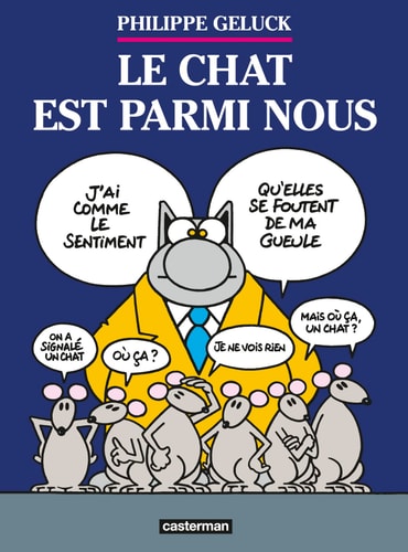 LE CHAT -23- LE CHAT EST PARMI NOUS, de PHILIPPE GELUCK | portada del libro