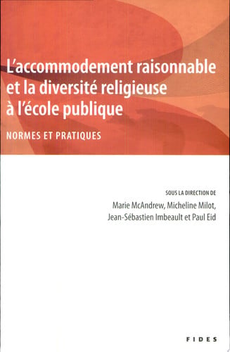 ACCOMMODEMENT RAISONNABLE ET LA DIVERSITE RELIGIEUSE L', de COLLECTIF | portada del libro