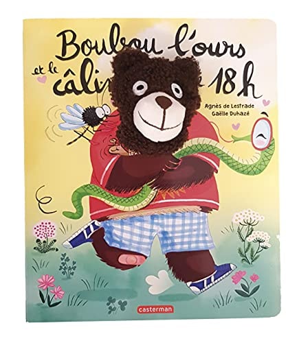 LIVRE MARIONNETTE -BOUBOU L'OURS ET LE CALIN DE 18 HEURES, de Agnès de Lestrade | portada del libro
