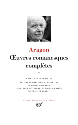 OEUVRES ROMANESQUES COMPLETES T5, de Louis Aragon | portada del libro