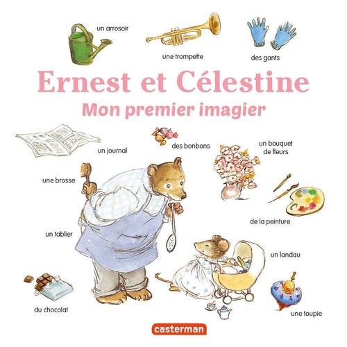 ERNEST ET CELESTINE -MON PREMIER IMAGIER IMAGIER, de Gabrielle Vincent | portada del libro
