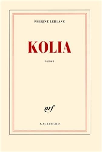 KOLIA, de Perrine Leblanc | portada del libro