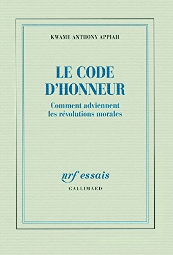 CODE D HONNEUR, de Kwame Anthony Appiah | portada del libro