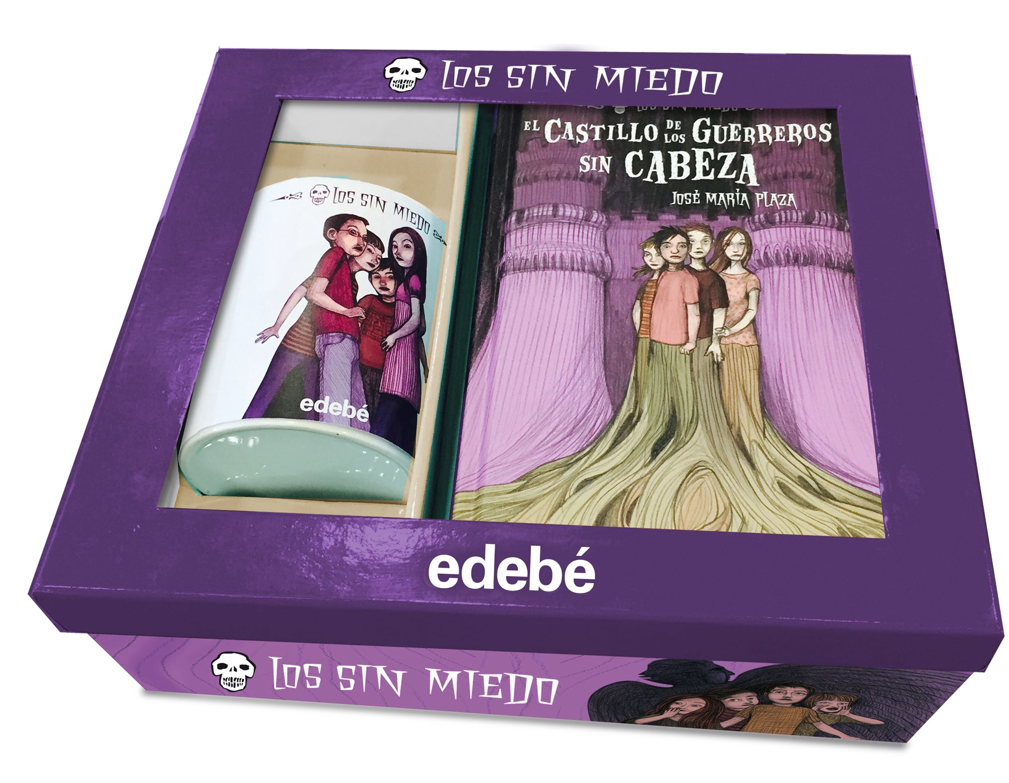 Caja regalo LOS SIN MIEDO: El castillo de los guerreros sin cabeza, de Plaza Plaza | portada del libro