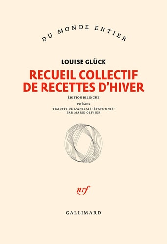 RECUEIL COLLECTIF DE RECETT, de Louise Glück | portada del libro