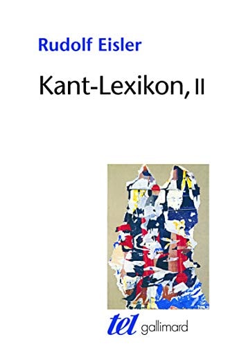 KANT-LEXIKON T2, de Rudolf Eisler | portada del libro