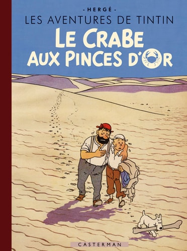 TINTIN LE CRABE AUX PINCES D'OR EDITION 80 ANS, de Hergé | portada del libro