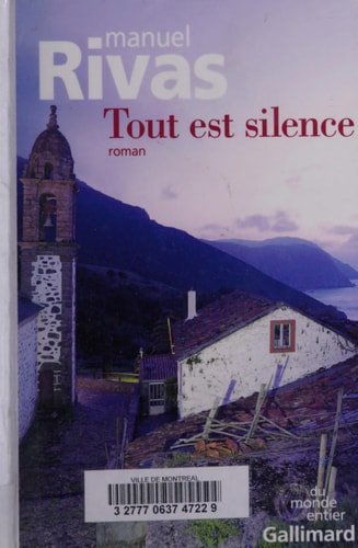 TOUT EST SILENCE, de Manuel Rivas | portada del libro