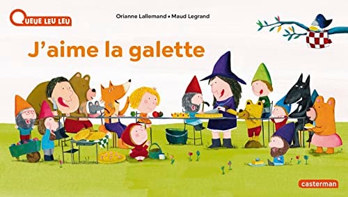 A LA QUEUE LEU LEU -J'AIME LA GALETTE !, de Orianne Lallemand | portada del libro