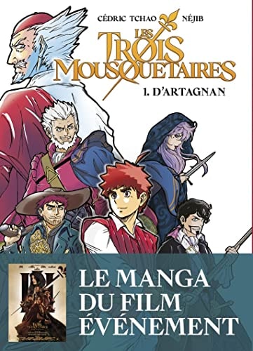 LES TROIS MOUSQUETAIRES MANGA T1, de Néjib | portada del libro