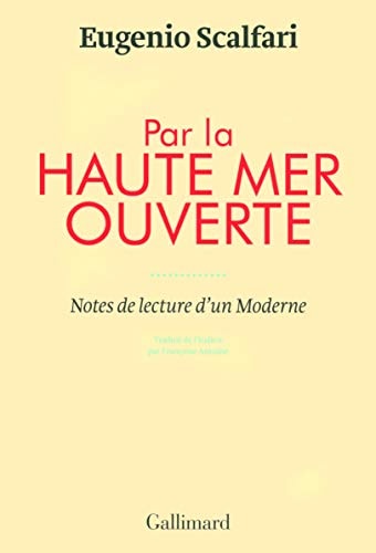 PAR LA HAUTE MER OUVERTE, de Eugenio Scalfari | portada del libro