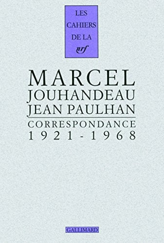 CORRESPONDANCE 1921-1968, de Marcel Jouhandeau | portada del libro