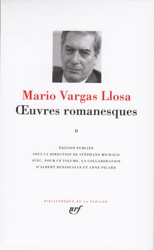 OEUVRES ROMANESQUES T2, de Mario Vargas Llosa | portada del libro