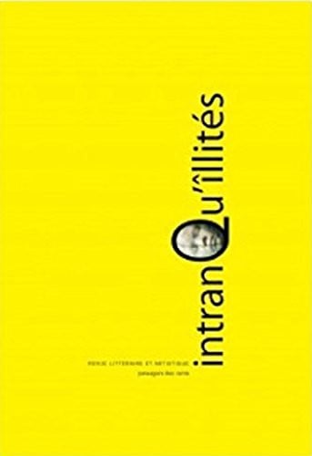 INTRANQU'ILLITES N1 ET N2, de COLLECTIF | portada del libro