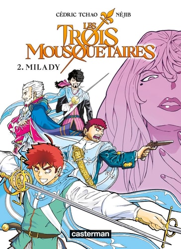 LES TROIS MOUSQUETAIRES MANGA T2, de Néjib | portada del libro