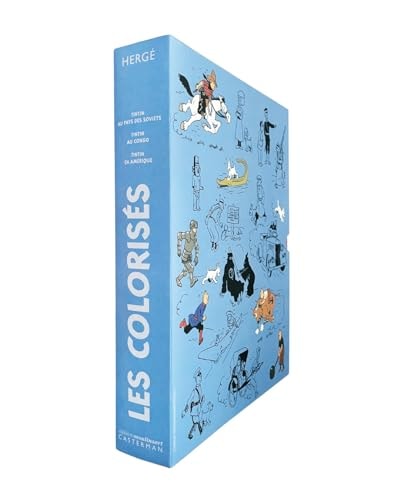 COFFRET TINTIN SOVIETS-CONGO-AMERIQUE COLORISES, de Hergé | portada del libro