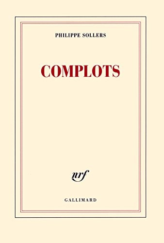 COMPLOTS, de Philippe Sollers | portada del libro