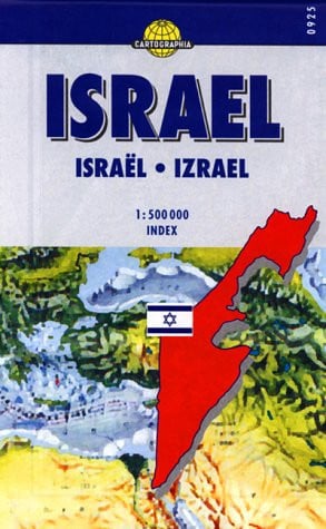MAPA CARTOGRAFIA ISRAEL, de SIN AUTOR | portada del libro