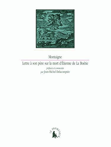 LETTRE A SON PERE SUR LA M, de Michel de Montaigne | portada del libro