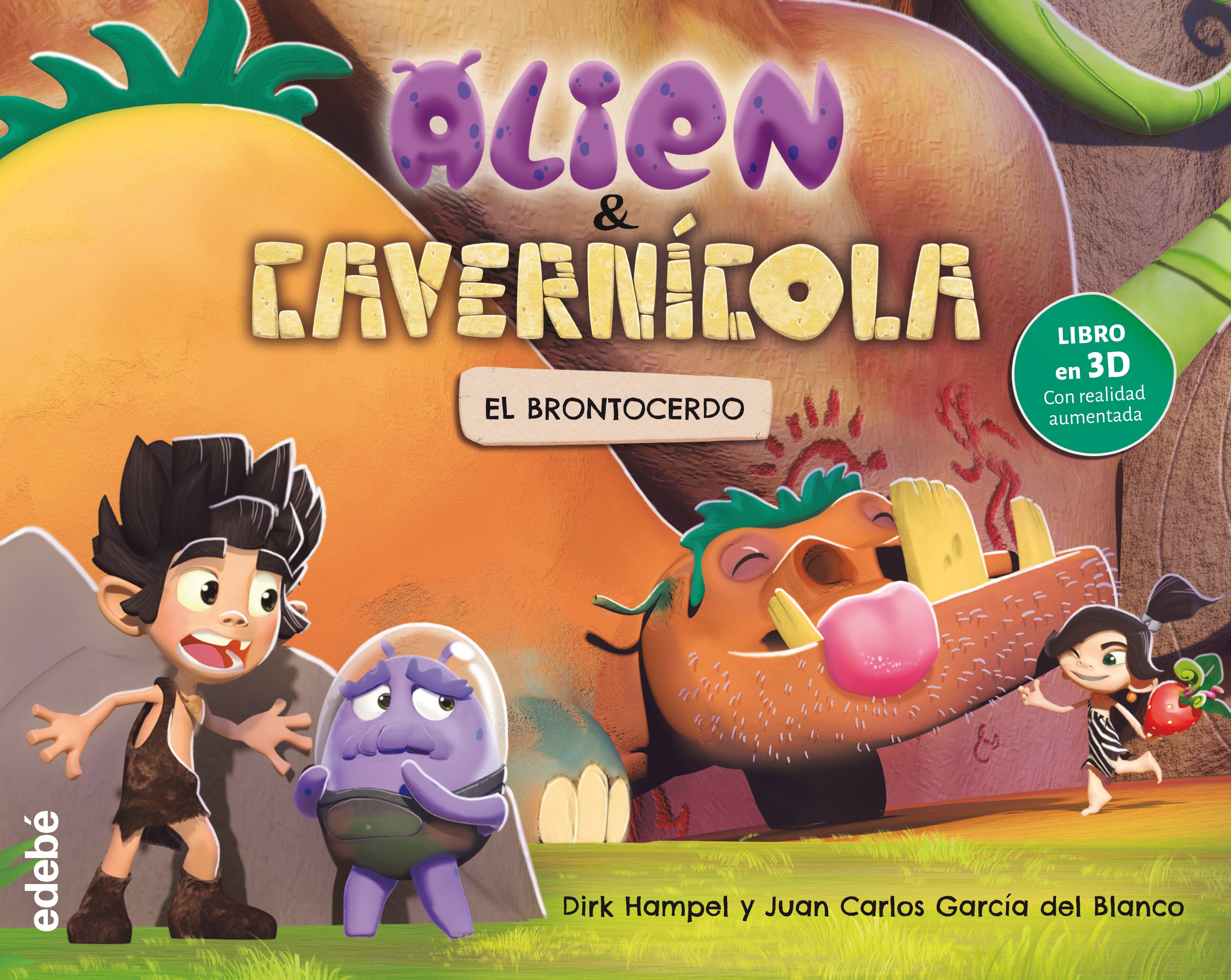 ALIEN & CAVERNICOLA: EL BRONTOCERDO, de HAMPEL | portada del libro