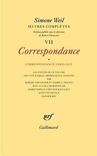 OEUVRES COMPLETES T7-1, de Simone Weil | portada del libro