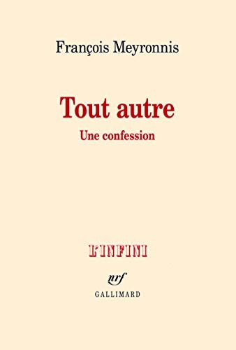 TOUT AUTRE, de François Meyronnis | portada del libro