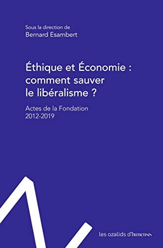 THIQUE ET ECONOMIE : COMMENT SAUVER LE, de Bernard Esambert | portada del libro