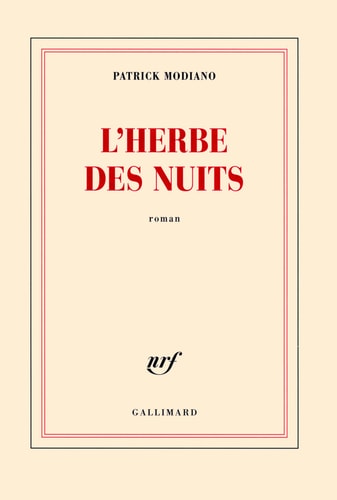 L'HERBE DES NUITS, de Patrick Modiano | portada del libro