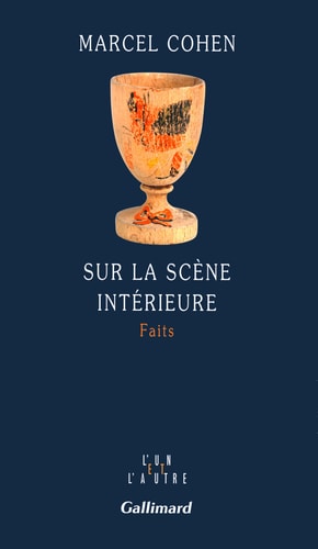 SUR LA SCENE INTERIEURE, de Marcel Cohen | portada del libro
