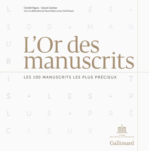 L'OR DES MANUSCRITS, de Christel Pigeon | portada del libro