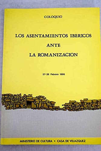 Los asentamientos ibéricos ante la romanización, de Casa de Velázquez | portada del libro