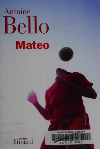 MATEO, de Antoine Bello | portada del libro