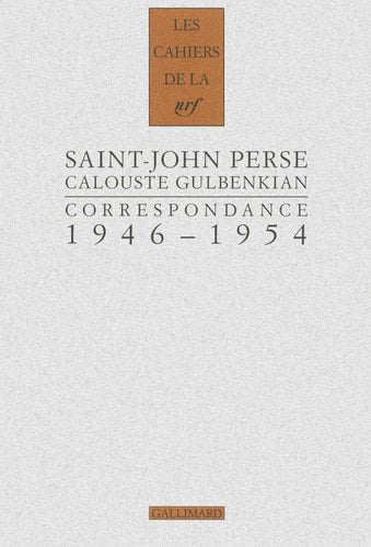 CORRESPONDANCE 1946 1954 C, de Saint-John Perse | portada del libro